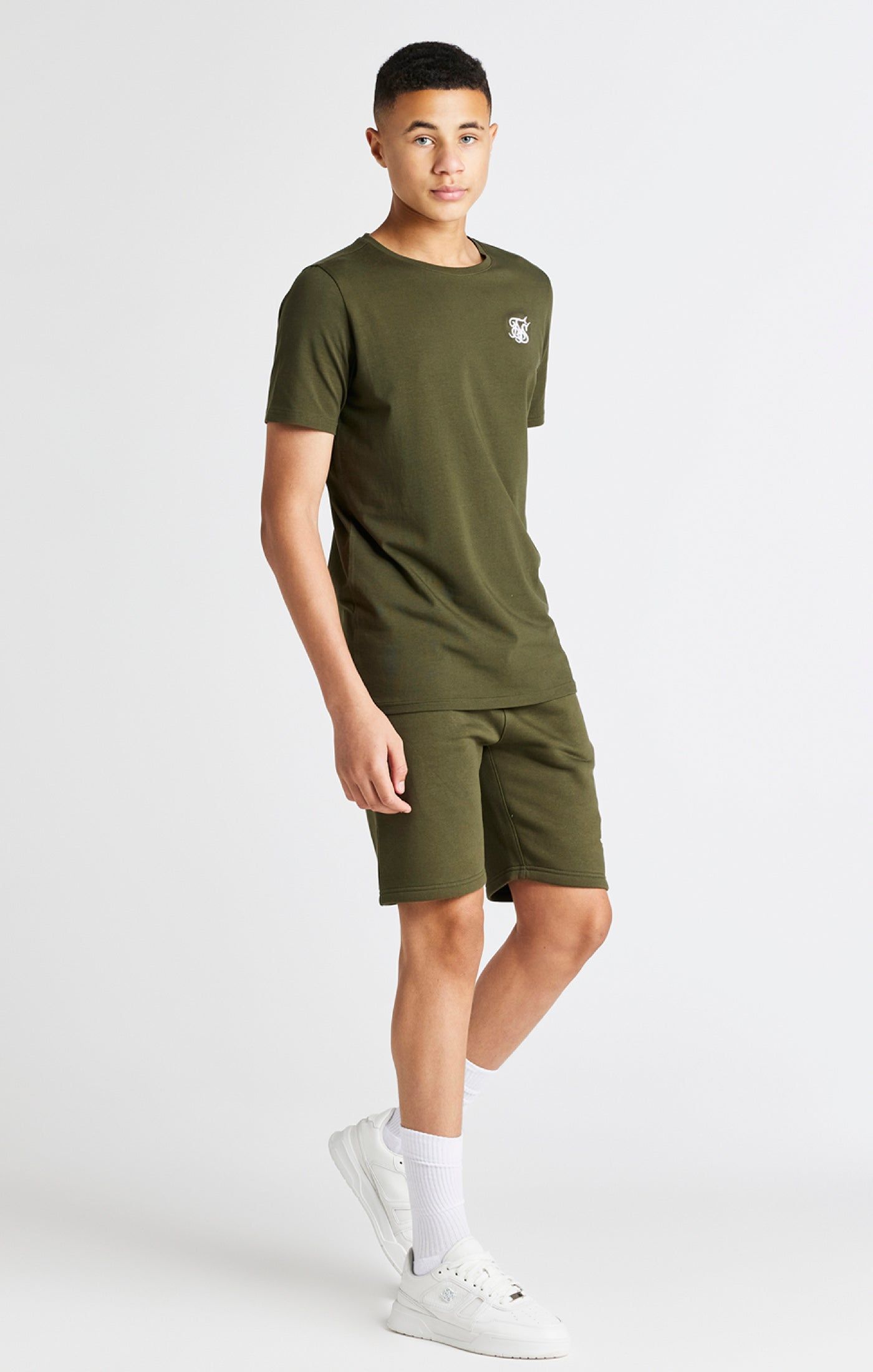 Boys Khaki Short Sleeve T-Shirt sold by Siksilk product image thumbnail 3