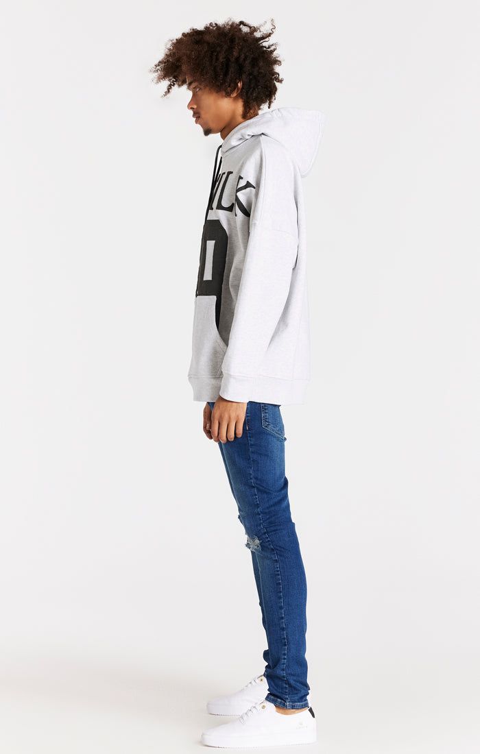 Blue Distressed Slim Fit Jean sold by Siksilk product image thumbnail 8