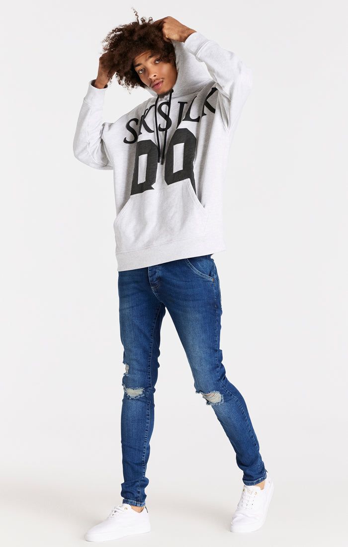 Blue Distressed Slim Fit Jean sold by Siksilk product image thumbnail 6