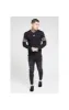 SikSilk L/S Branded Gym Tee – Black sold by Siksilk