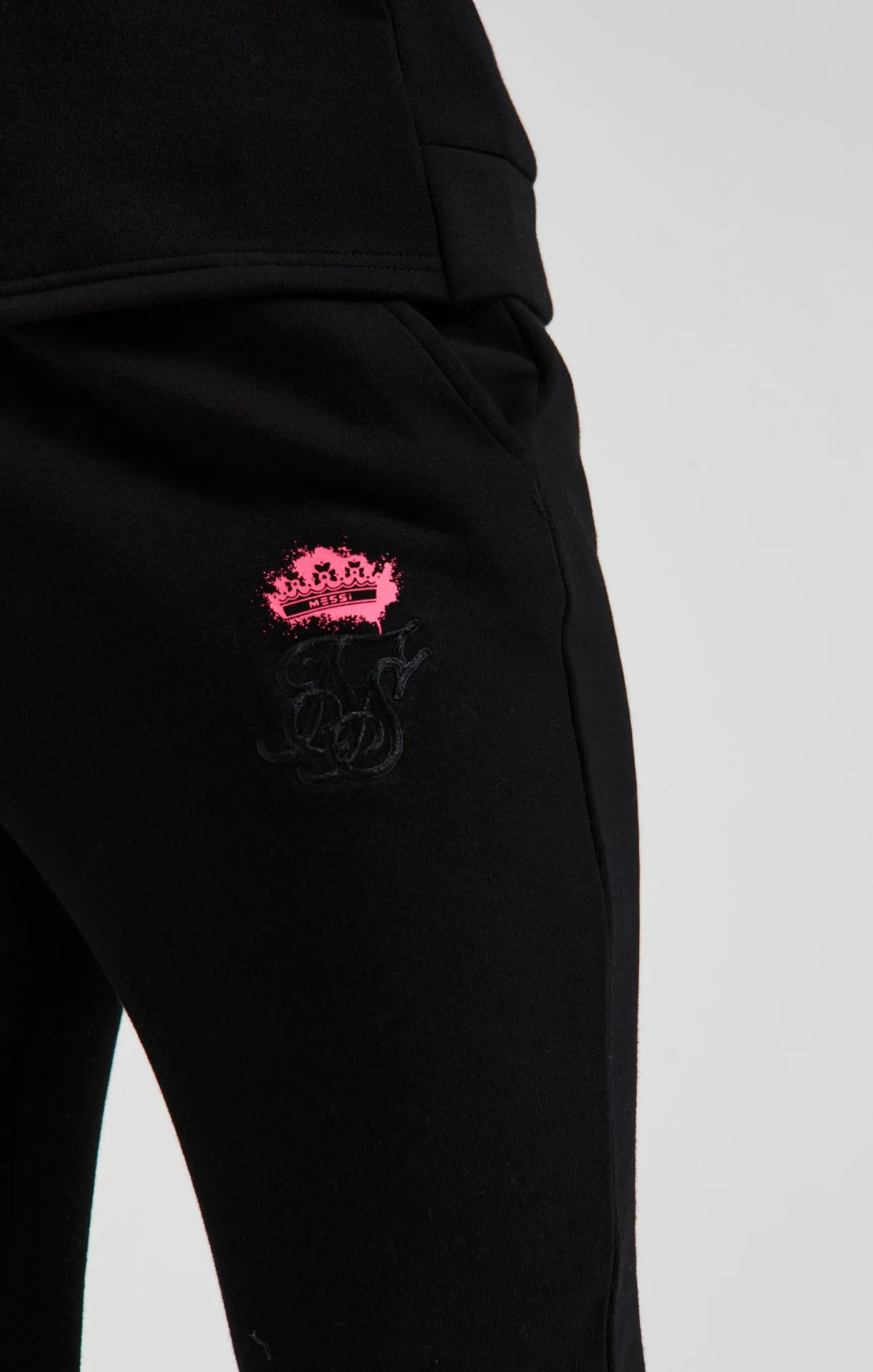 Boys Messi x SikSilk Black Cuffed Pant sold by Siksilk product image thumbnail 4