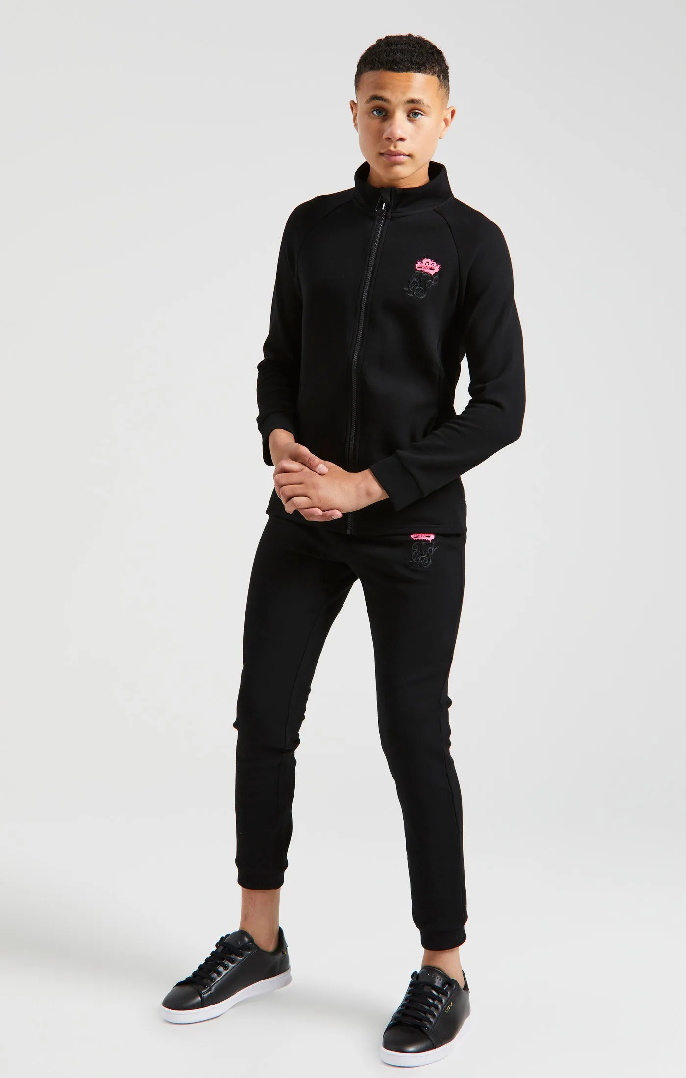 Boys Messi x SikSilk Black Cuffed Pant sold by Siksilk product image thumbnail 5