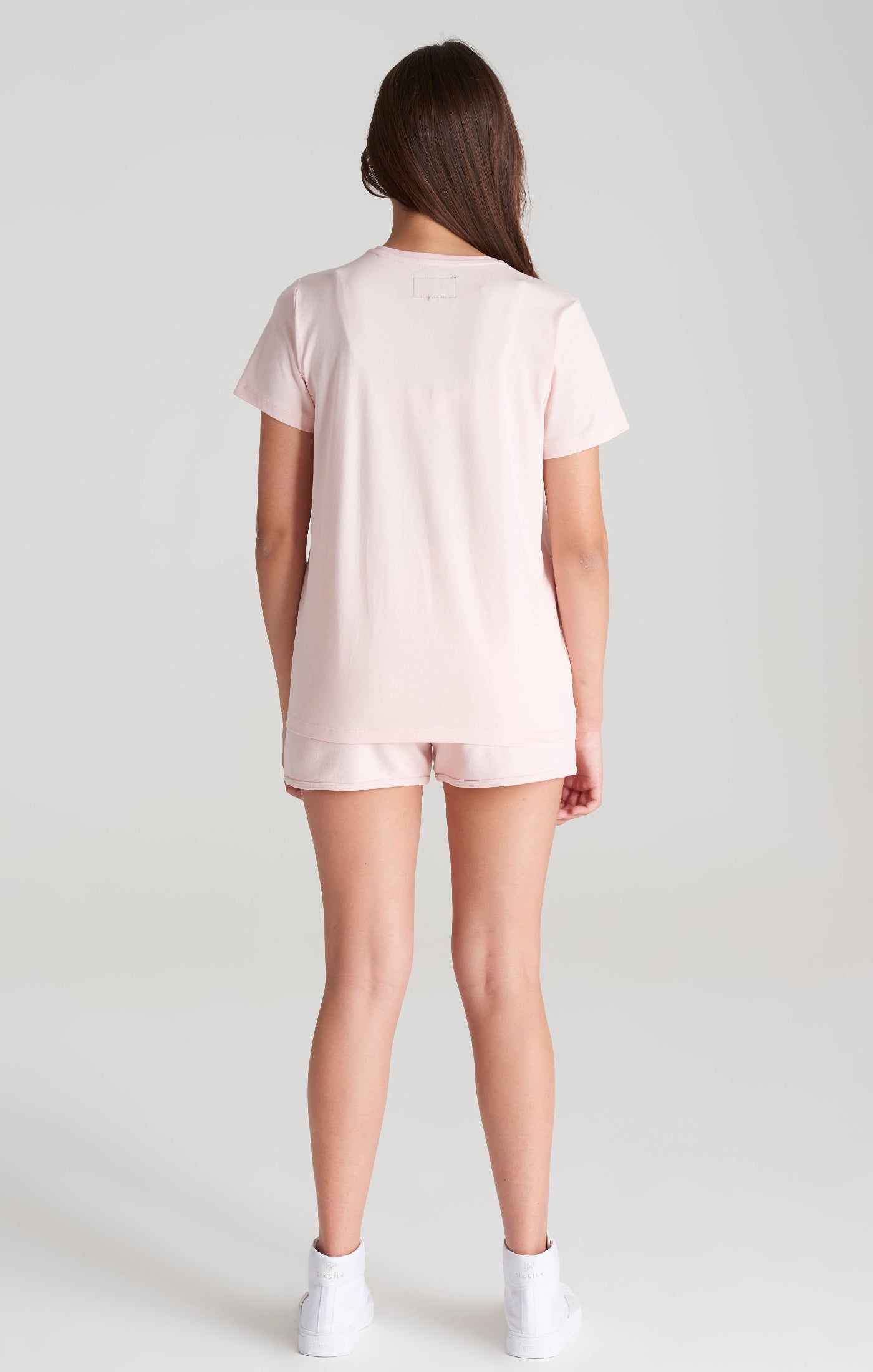Girls Pink Signature Boyfriend T-Shirt sold by Siksilk product image thumbnail 5