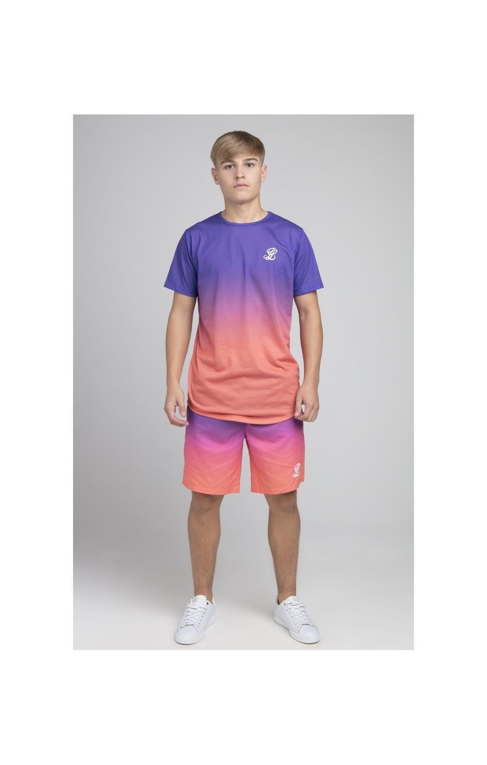 Boys Illusive Purple Fade T-Shirt sold by Siksilk product image thumbnail 3