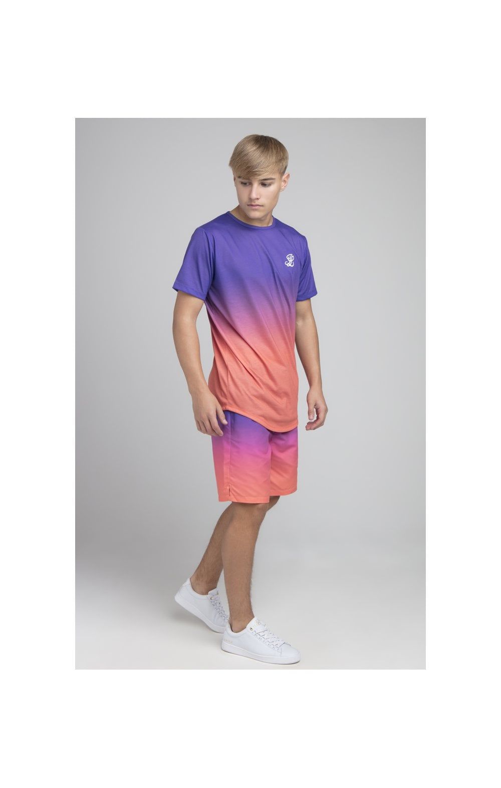 Boys Illusive Purple Fade T-Shirt sold by Siksilk product image thumbnail 4