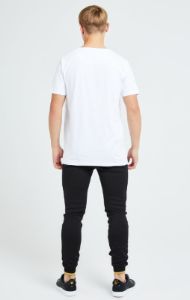 Illusive London Sovereign Tee - White & Gold sold by Siksilk