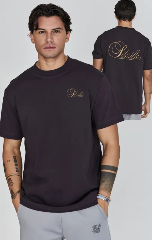 Black Graphic T-Shirt sold by Siksilk