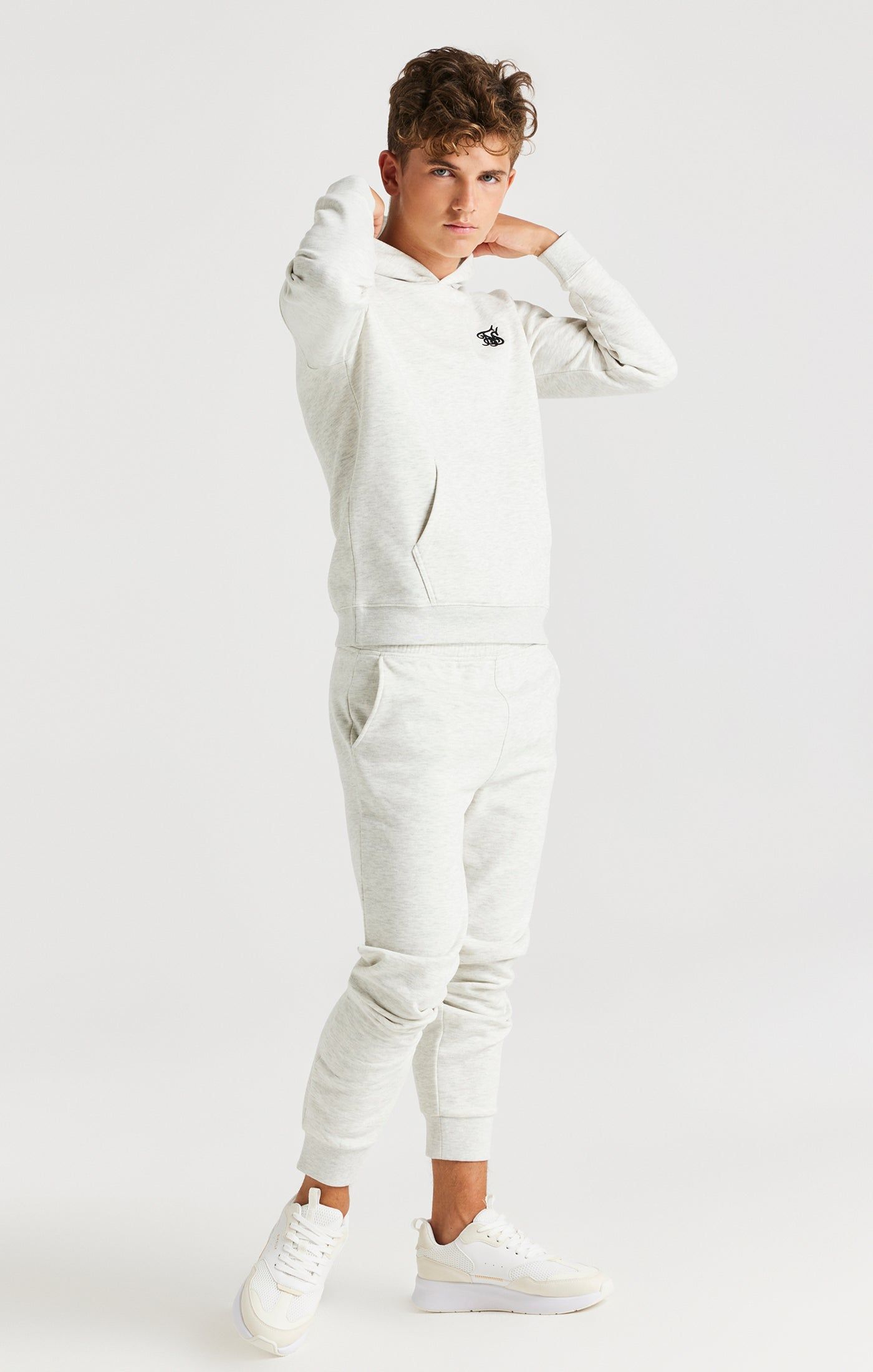 SikSilk Overhead Hoodie - Snow Marl sold by Siksilk product image thumbnail 4