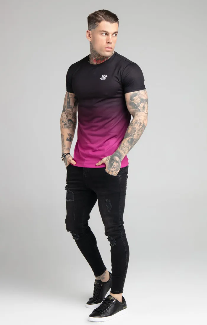 Black Fade T-Shirt sold by Siksilk product image thumbnail 4
