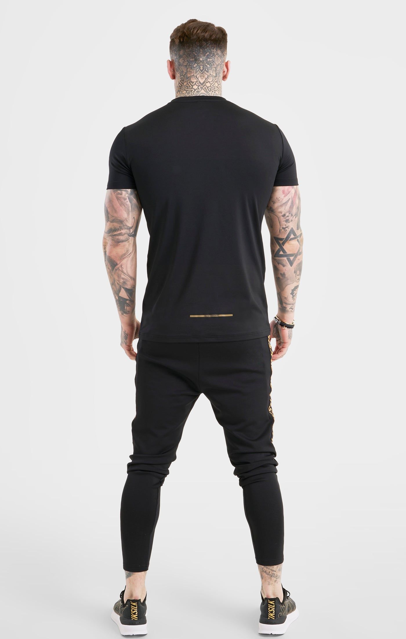 Black Sports Poly T-Shirt sold by Siksilk product image thumbnail 5