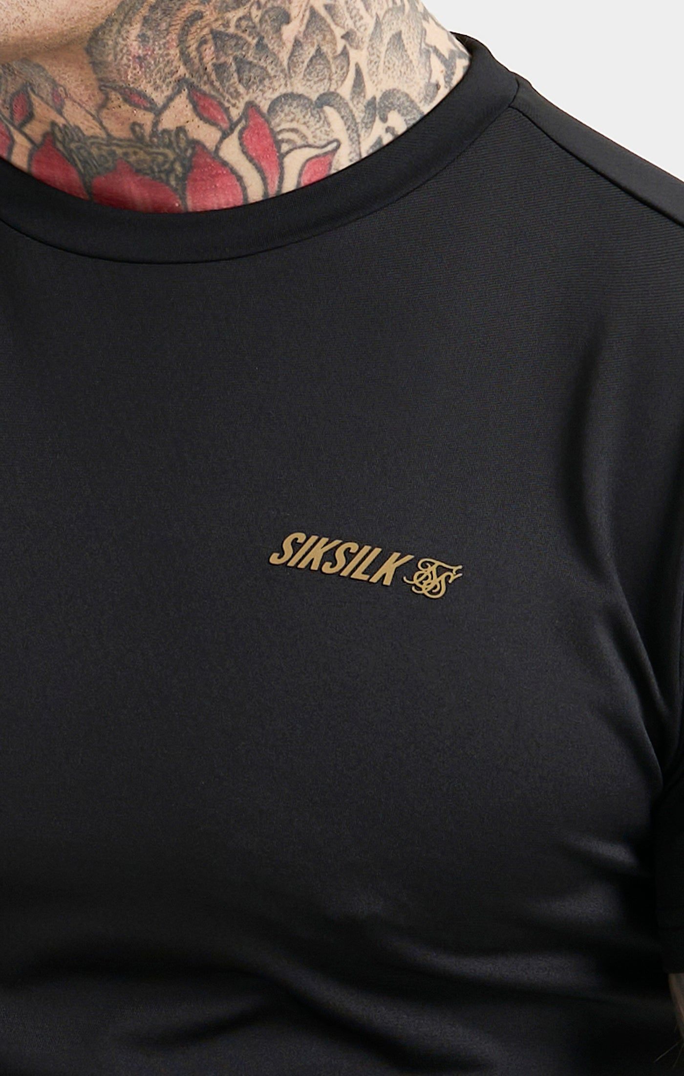 Black Sports Poly T-Shirt sold by Siksilk product image thumbnail 2
