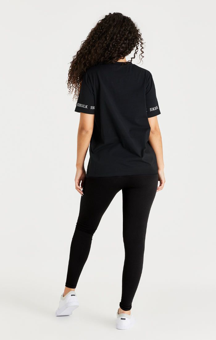 Black Oversize T-Shirt sold by Siksilk product image thumbnail 6