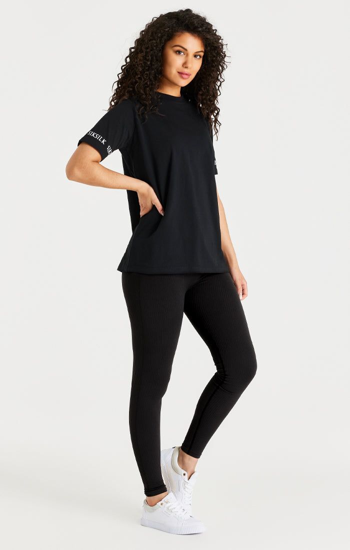 Black Oversize T-Shirt sold by Siksilk product image thumbnail 3