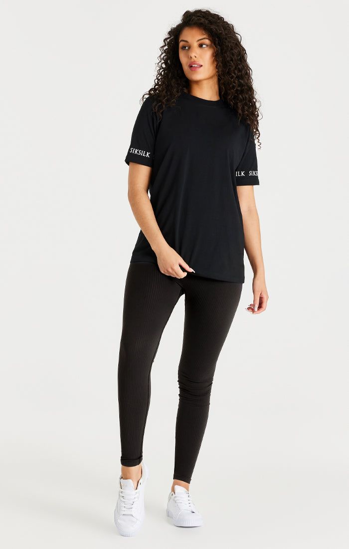 Black Oversize T-Shirt sold by Siksilk product image thumbnail 4