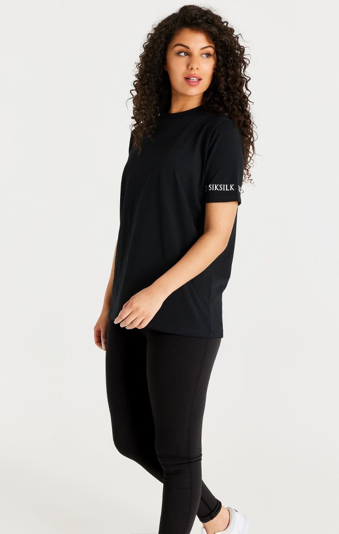 Black Oversize T-Shirt sold by Siksilk product image thumbnail 2