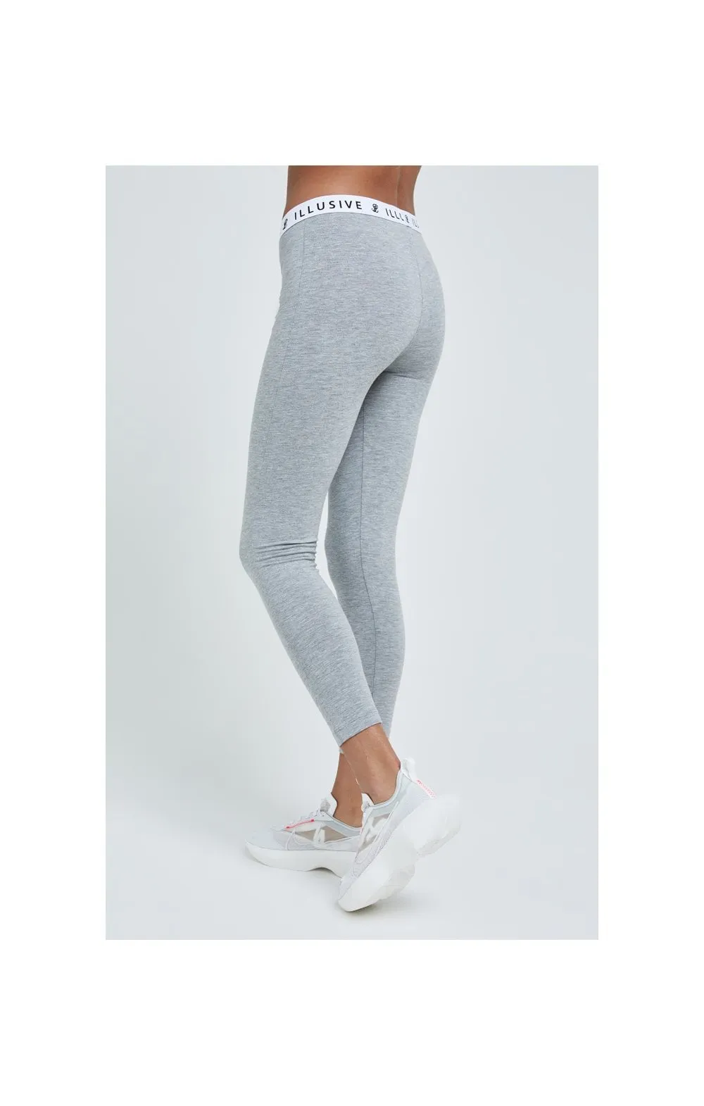 Illusive London Core Leggings - Grey Marl sold by Siksilk product image thumbnail 5