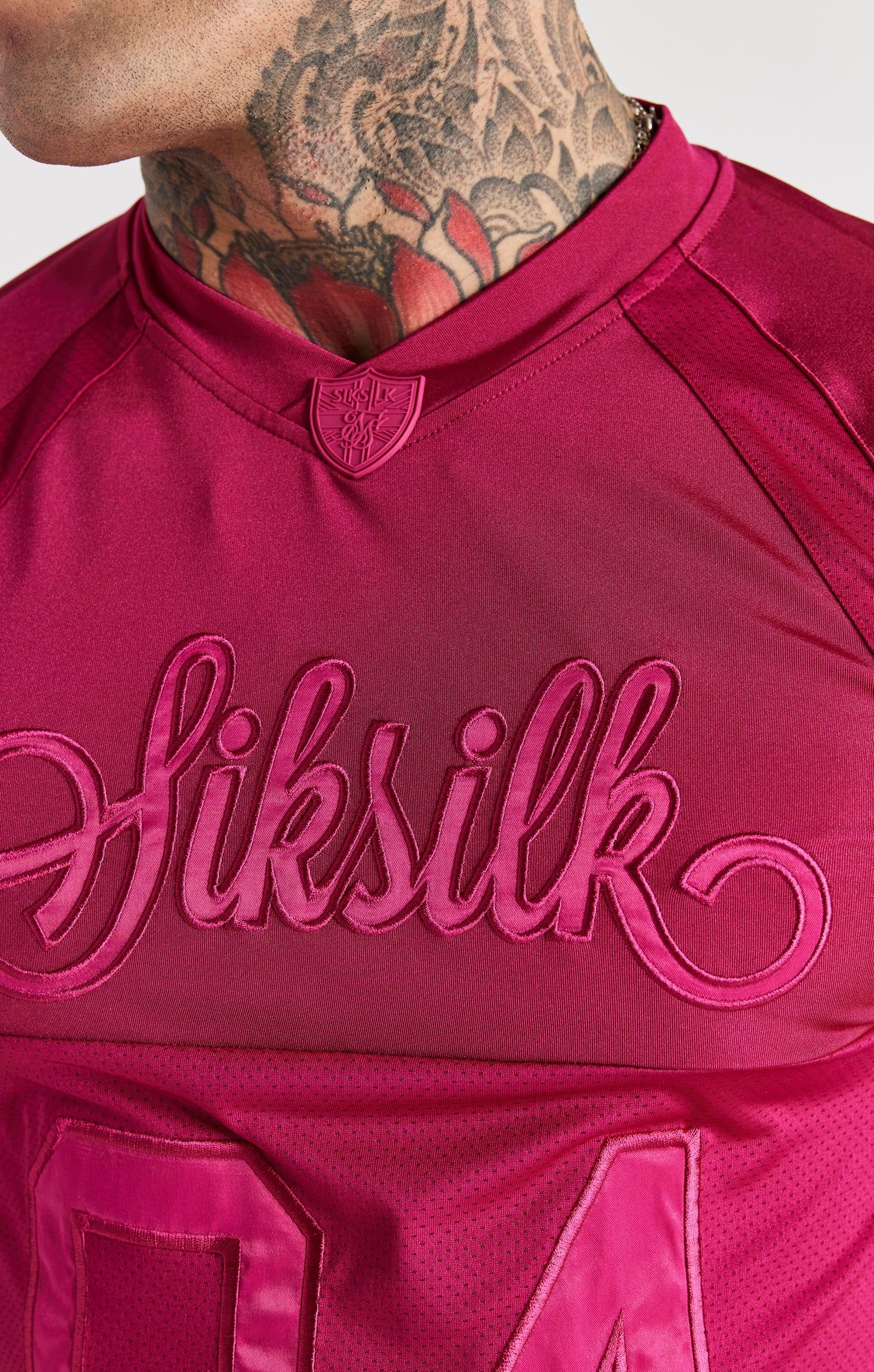 Pink Stretch Sports T-Shirt sold by Siksilk