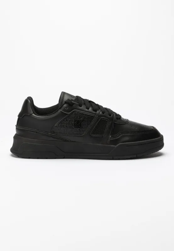 Black Low Top Court Trainer sold by Siksilk