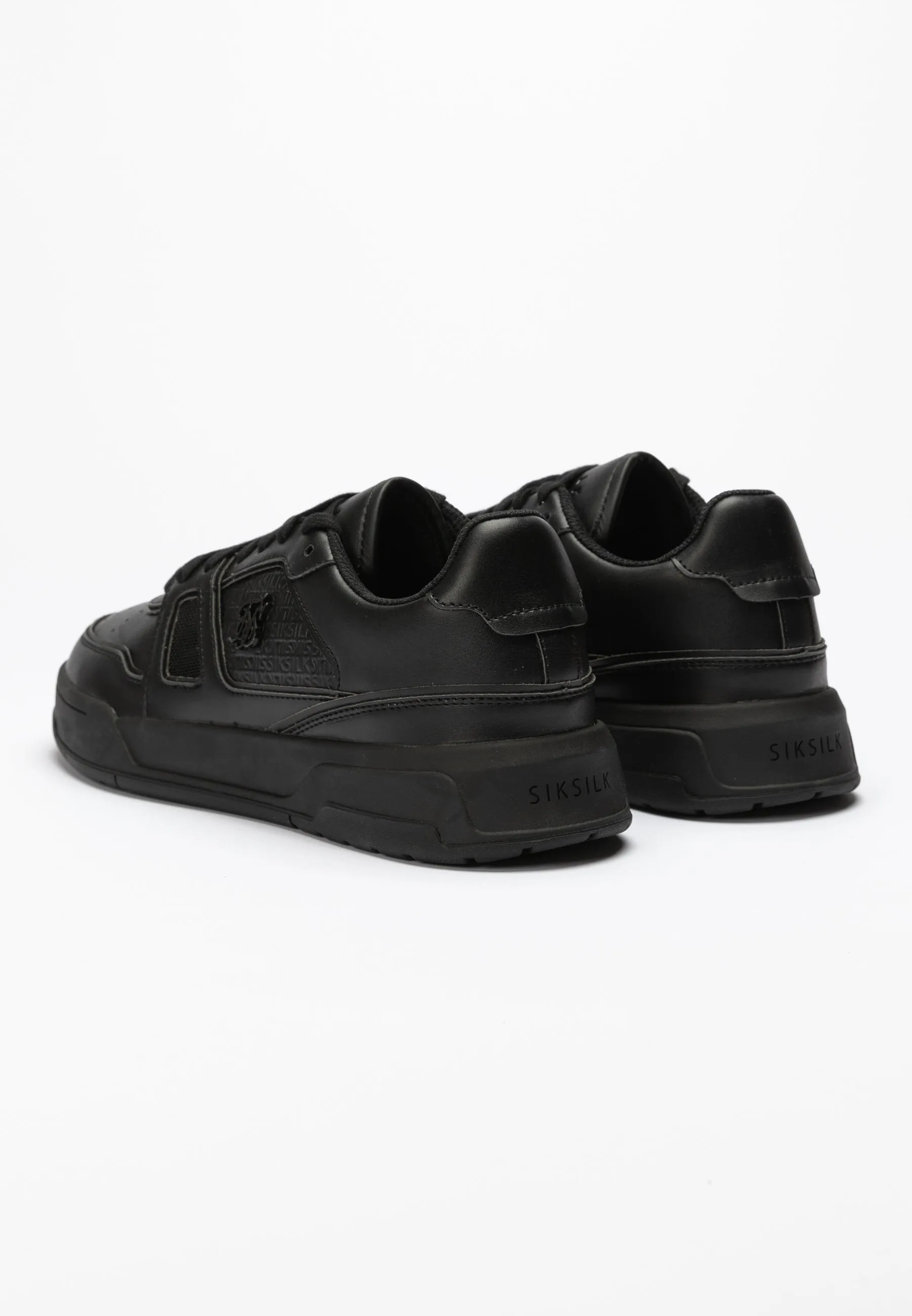 Black Low Top Court Trainer sold by Siksilk product image thumbnail 5