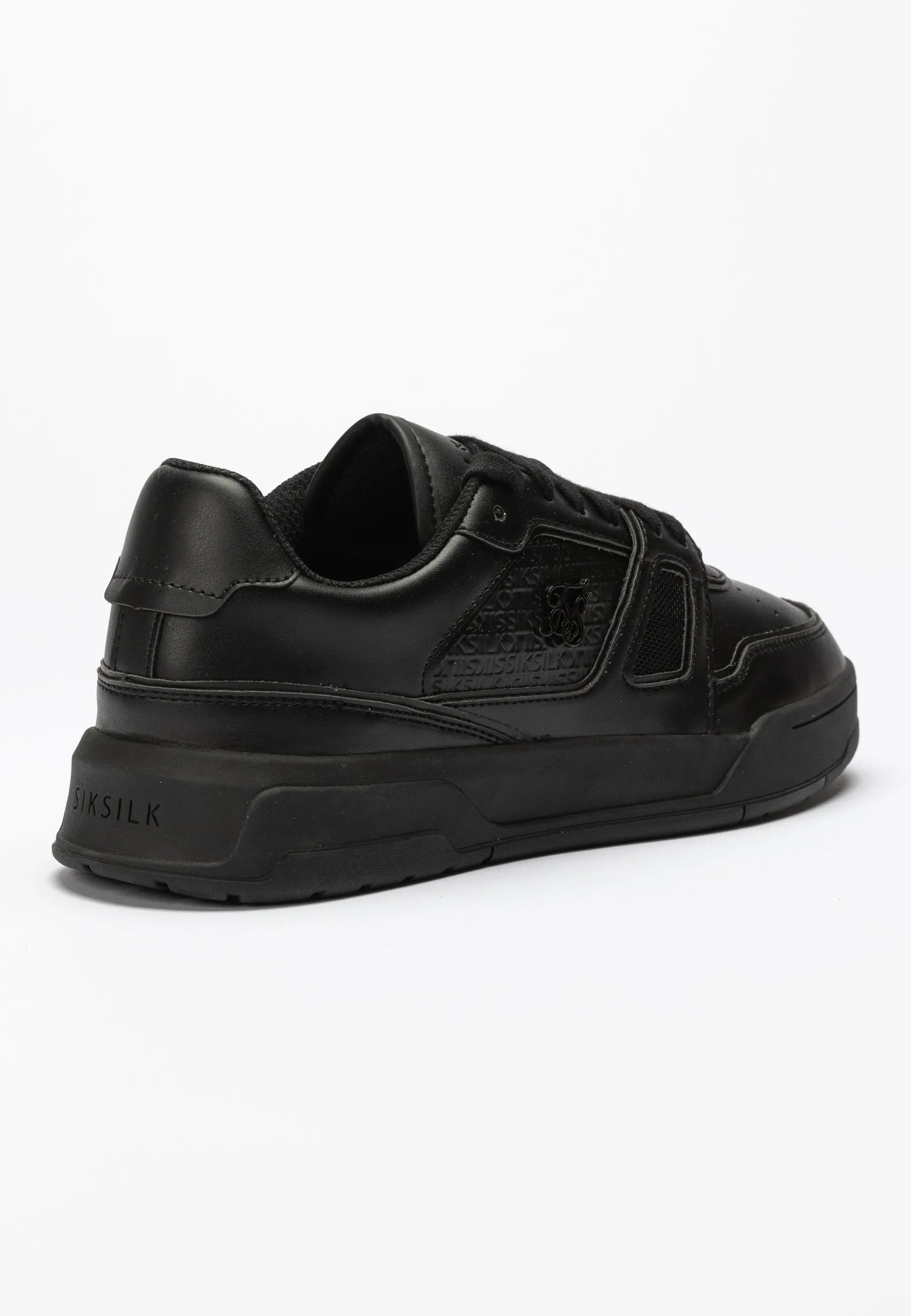 Black Low Top Court Trainer sold by Siksilk product image thumbnail 2