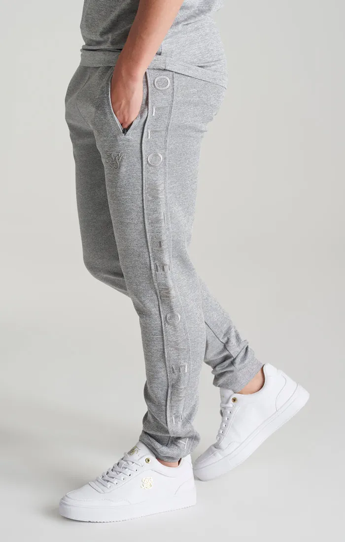 Boys Grey Marl Panelled Jogger sold by Siksilk