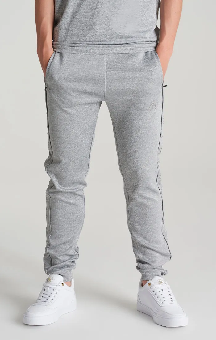 Boys Grey Marl Panelled Jogger sold by Siksilk product image thumbnail 3