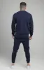 SikSilk Crew Neck Sweater - Navy sold by Siksilk