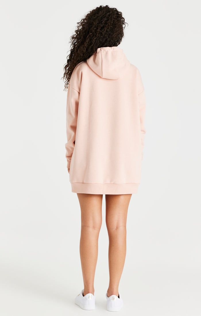 Pink Oversize Hoodie Dress sold by Siksilk product image thumbnail 4