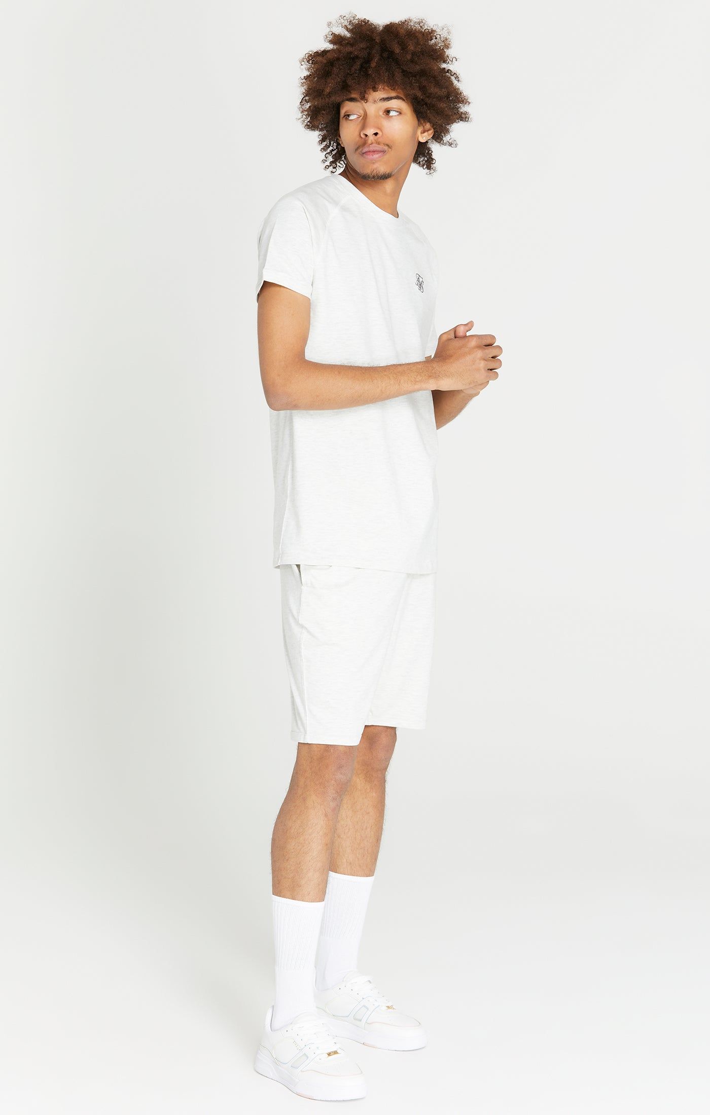 Grey Short And T-Shirt Twin Set sold by Siksilk