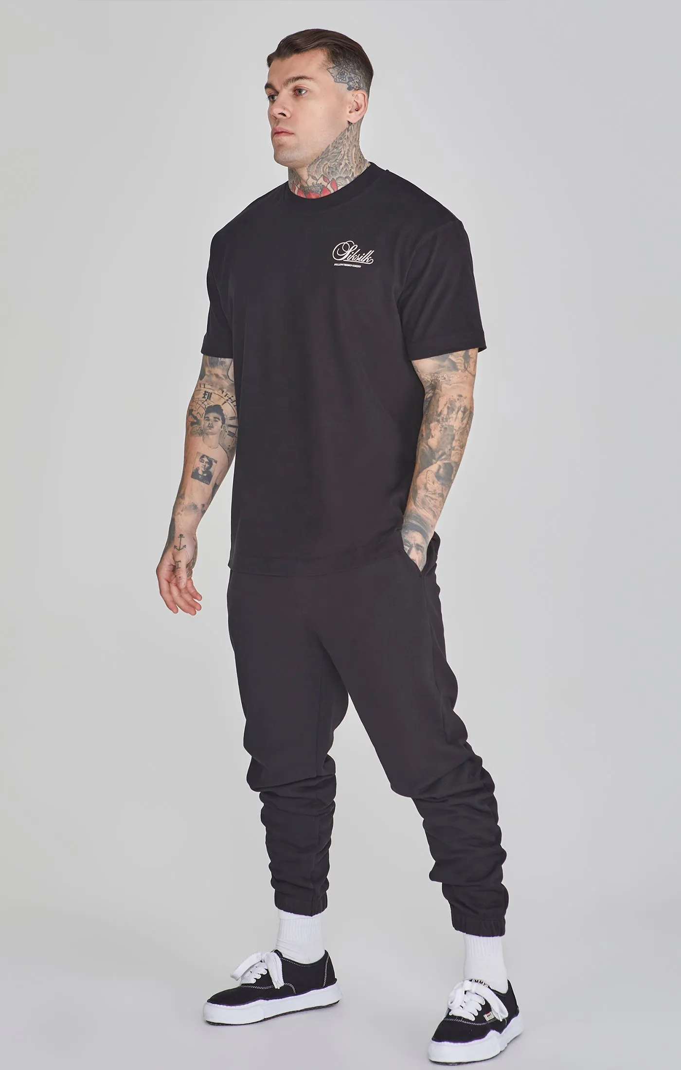 Black Relaxed Fit Joggers sold by Siksilk product image thumbnail 2