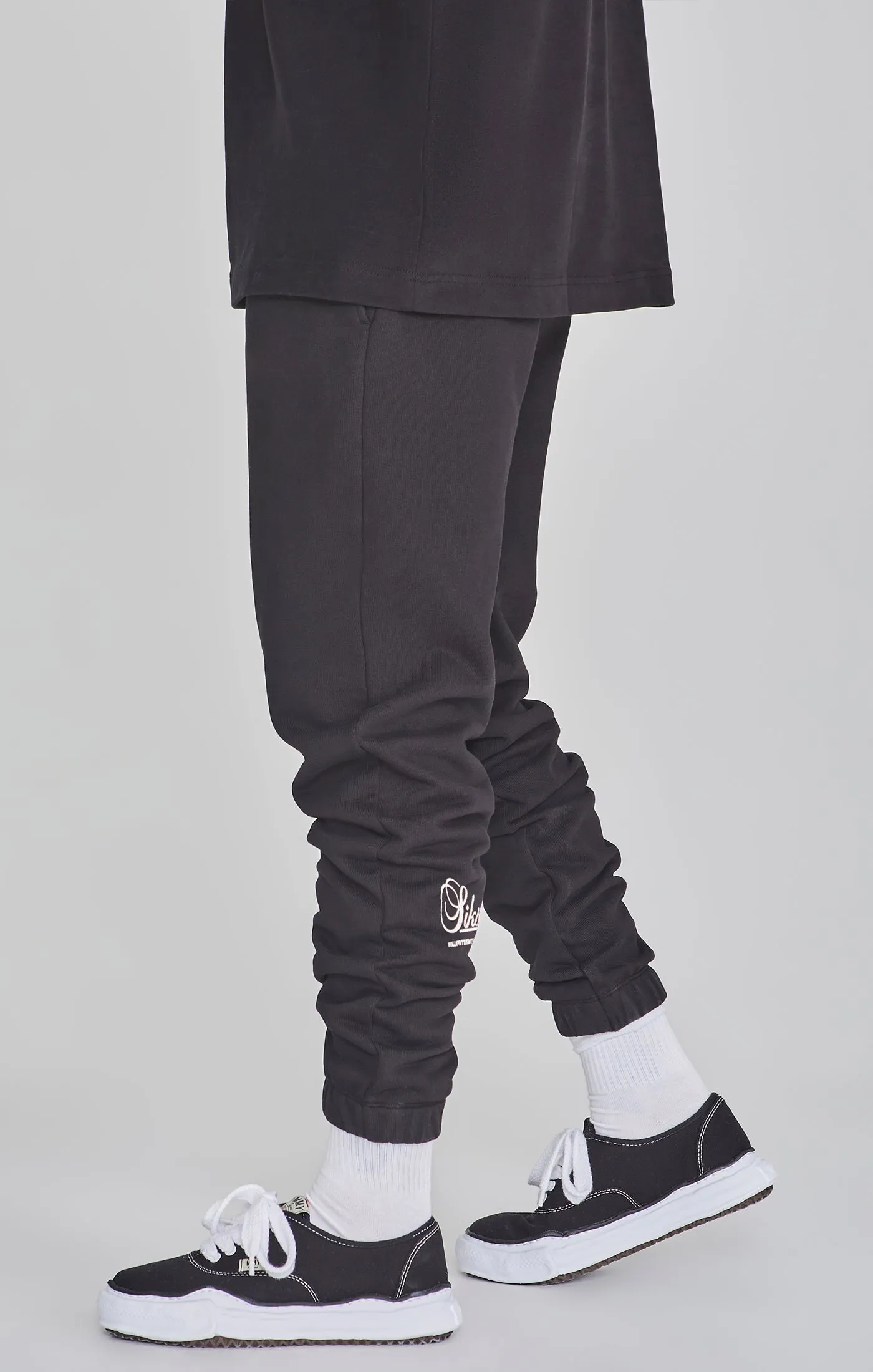 Black Relaxed Fit Joggers sold by Siksilk product image thumbnail 4