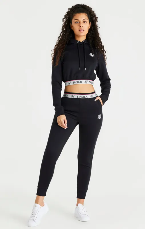 Black Track Pant sold by Siksilk