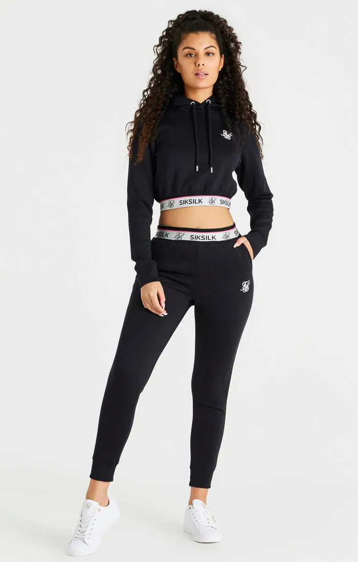 Black Track Pant sold by Siksilk