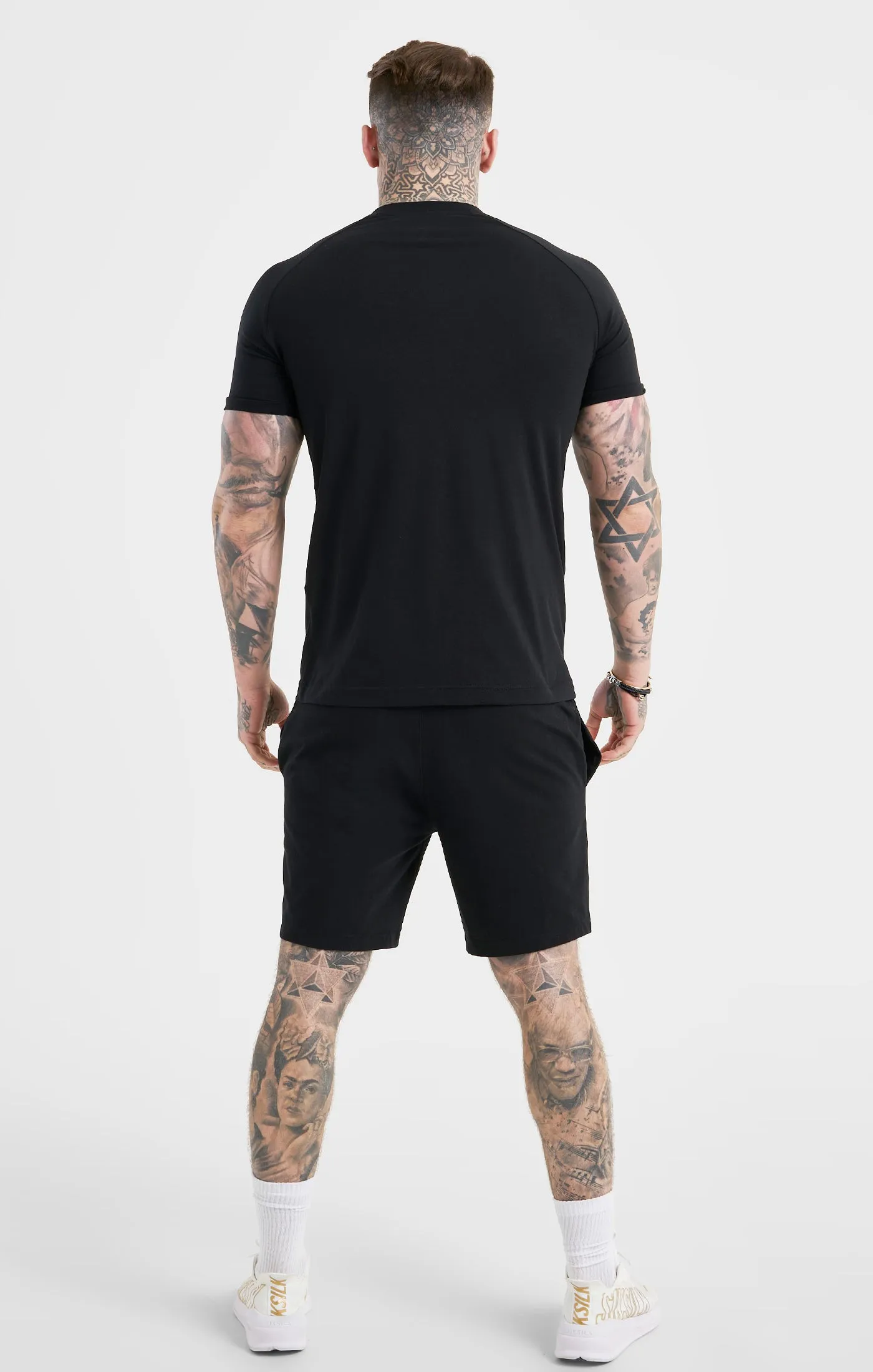 Black Sports Short Sleeve T-Shirt sold by Siksilk product image thumbnail 5
