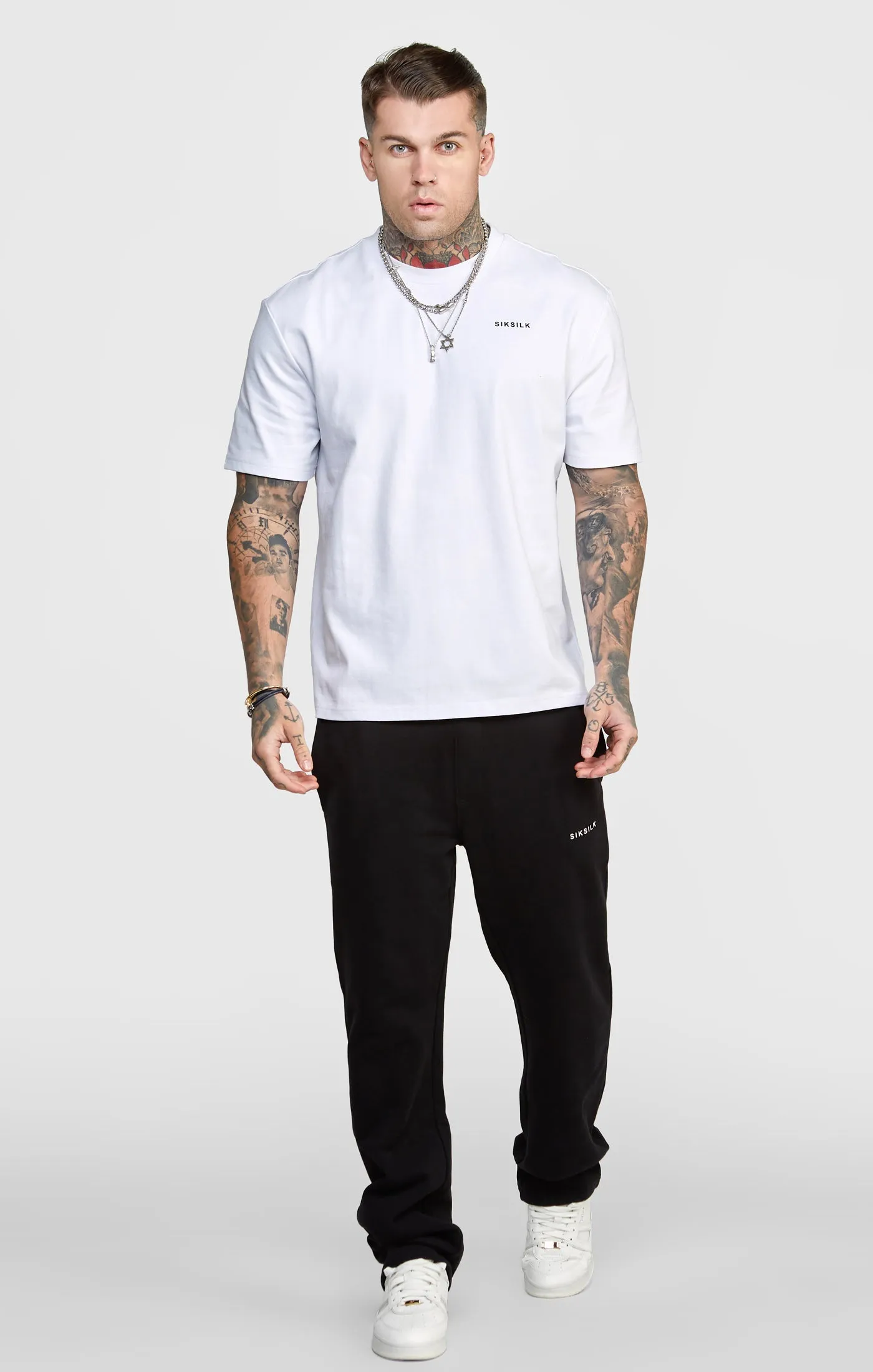 Black Open Cuff Jogger Pant sold by Siksilk product image thumbnail 3