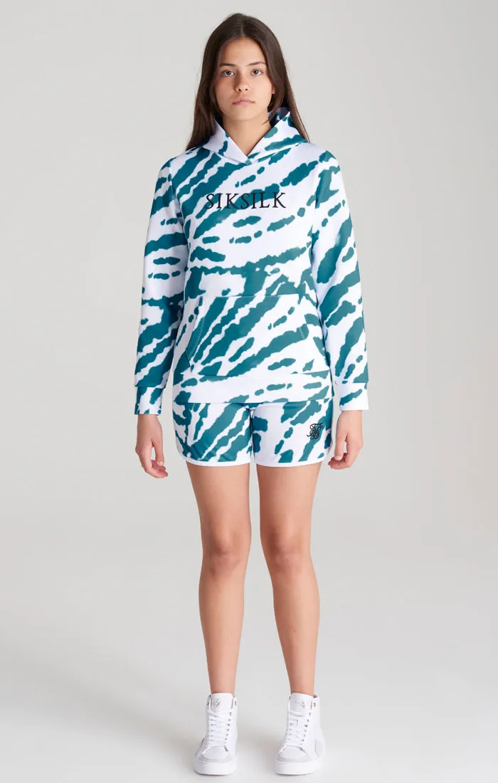 Girls White Tie Dye Hoodie sold by Siksilk product image thumbnail 3