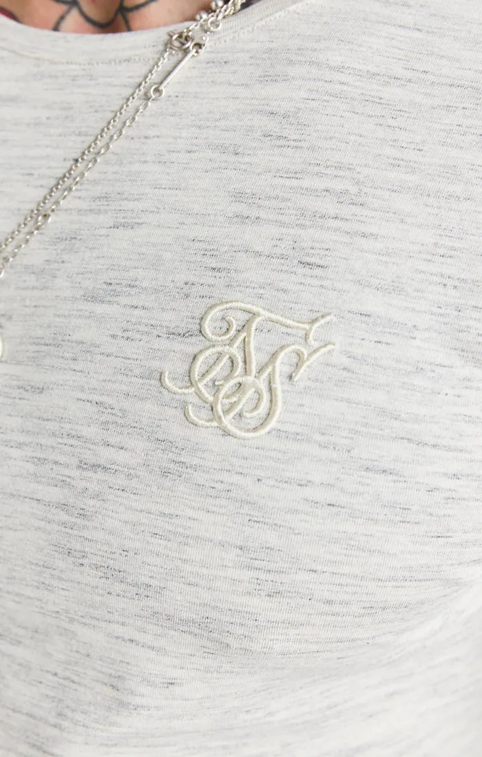 Snow Marl Muscle Fit T-Shirt sold by Siksilk product image thumbnail 3