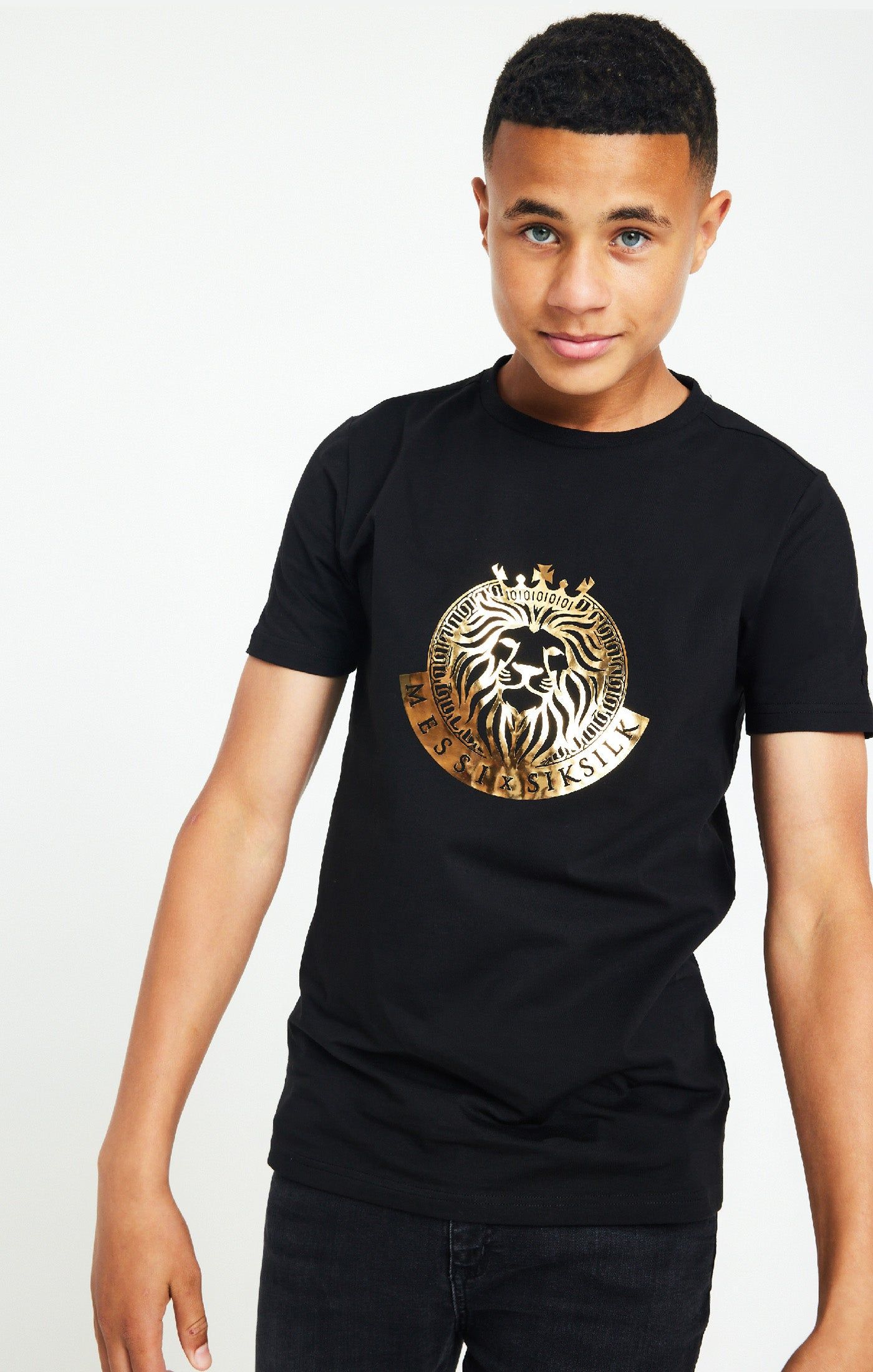 Boys Messi x SikSilk Black Graphic T-Shirt sold by Siksilk product image thumbnail 2