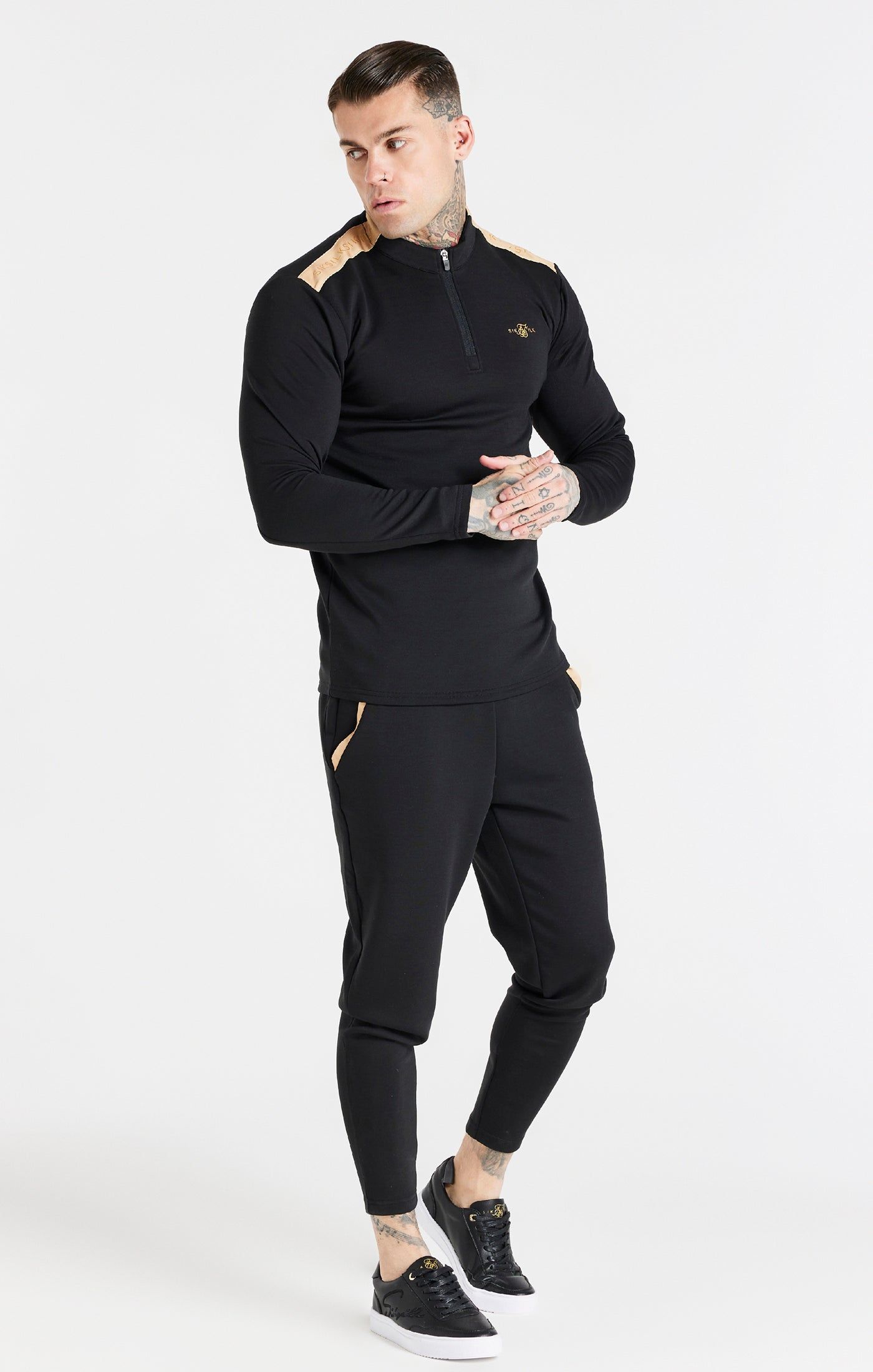 Black Quarter Zip Sport Top sold by Siksilk product image thumbnail 4