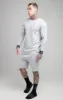 Grey Marl Long Sleeve T-Shirt sold by Siksilk