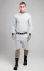 Grey Marl Long Sleeve T-Shirt sold by Siksilk