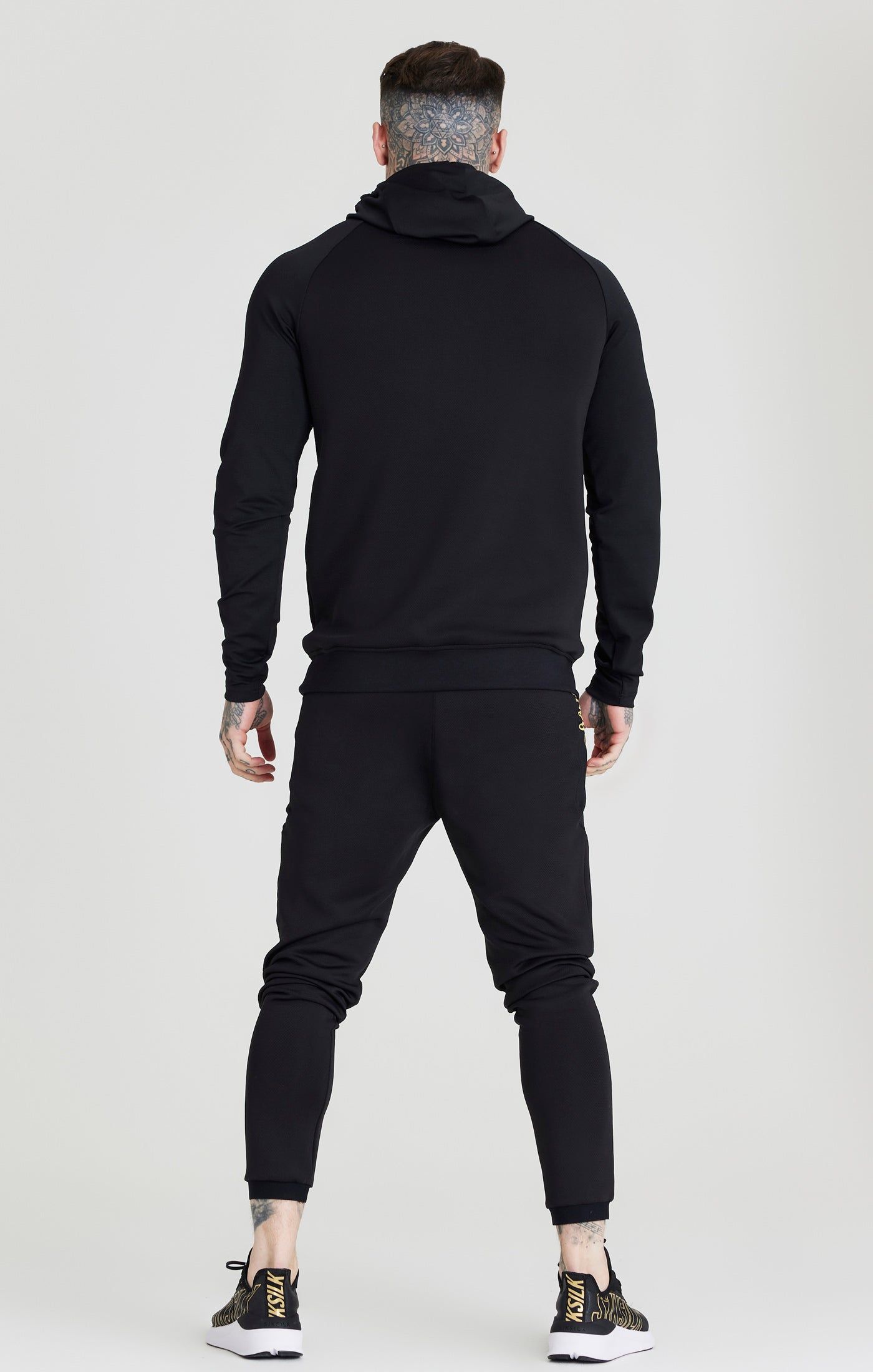 Black Overhead Retro Sports Hoodie sold by Siksilk product image thumbnail 5