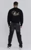 Black Graphic Sweater sold by Siksilk