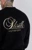 Black Graphic Sweater sold by Siksilk