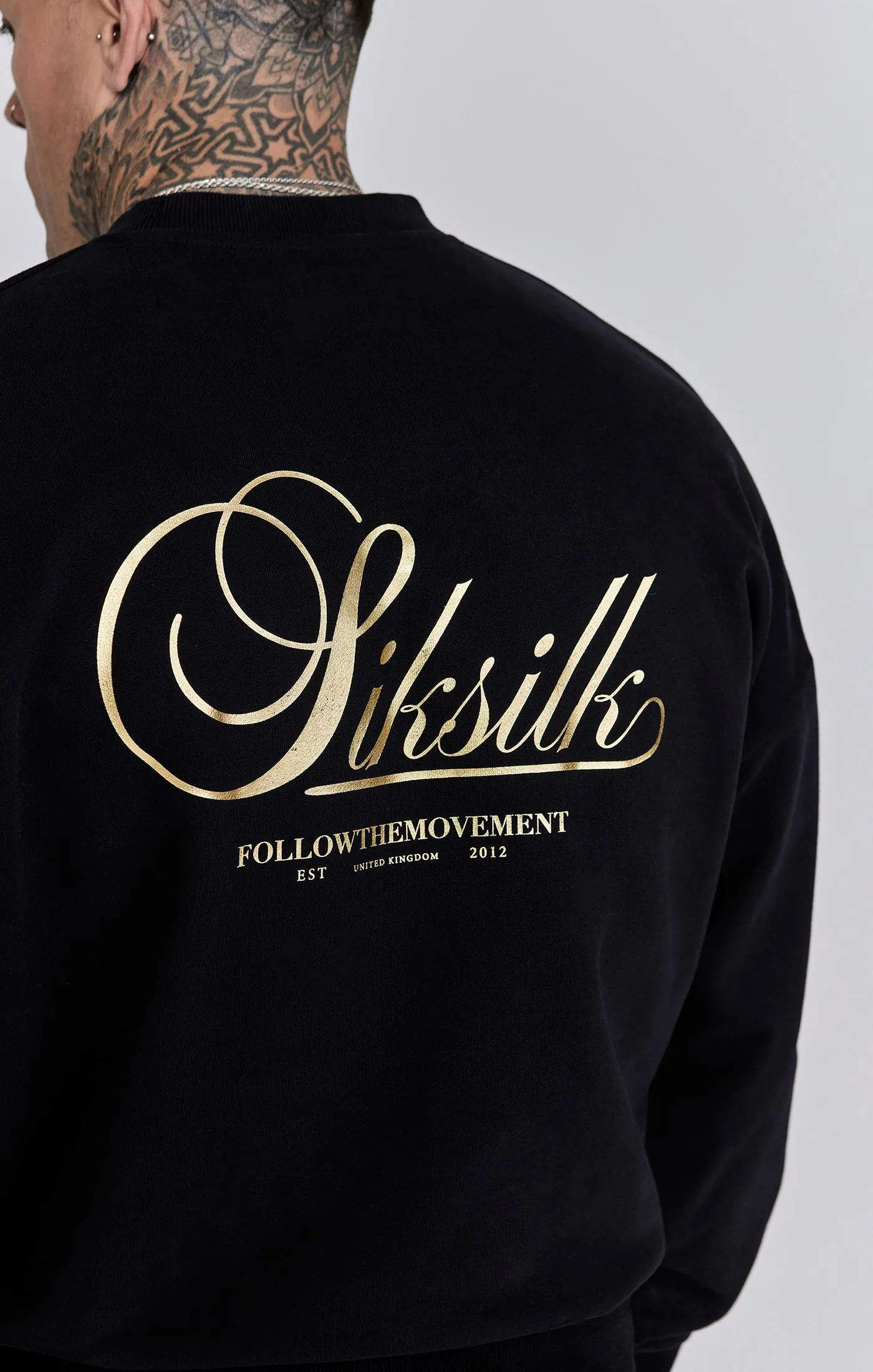 Black Graphic Sweater sold by Siksilk product image thumbnail 3
