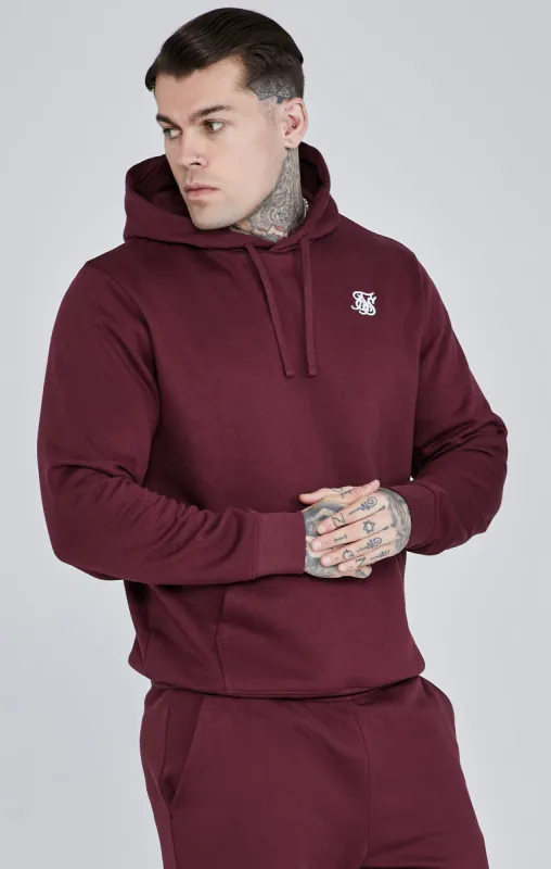 Burgundy Essentials Hoodie sold by Siksilk