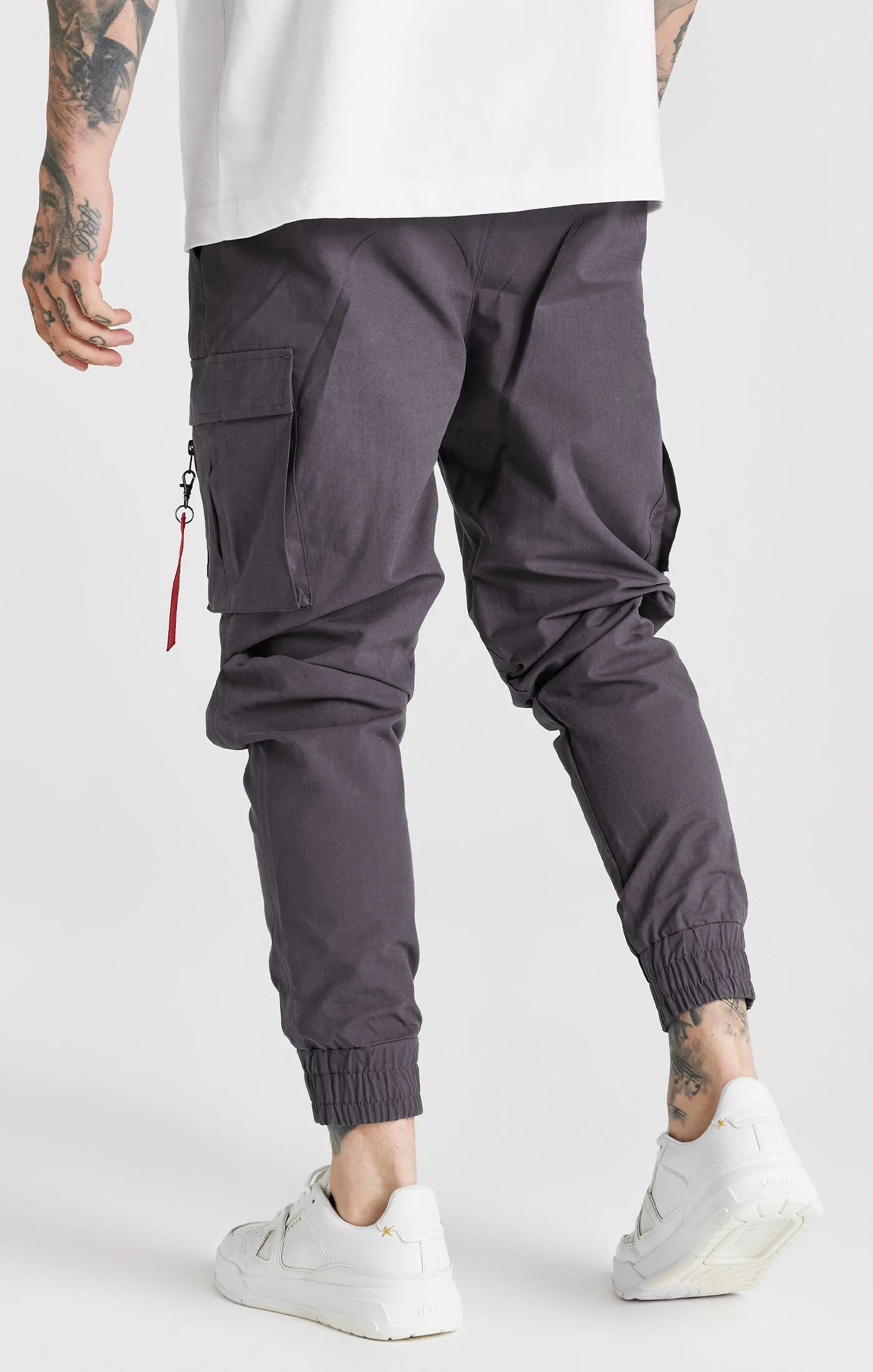 Grey Flight Cargo Pant sold by Siksilk product image thumbnail 4