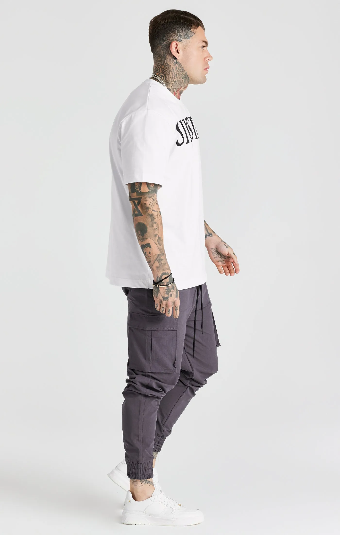 Grey Flight Cargo Pant sold by Siksilk product image thumbnail 5