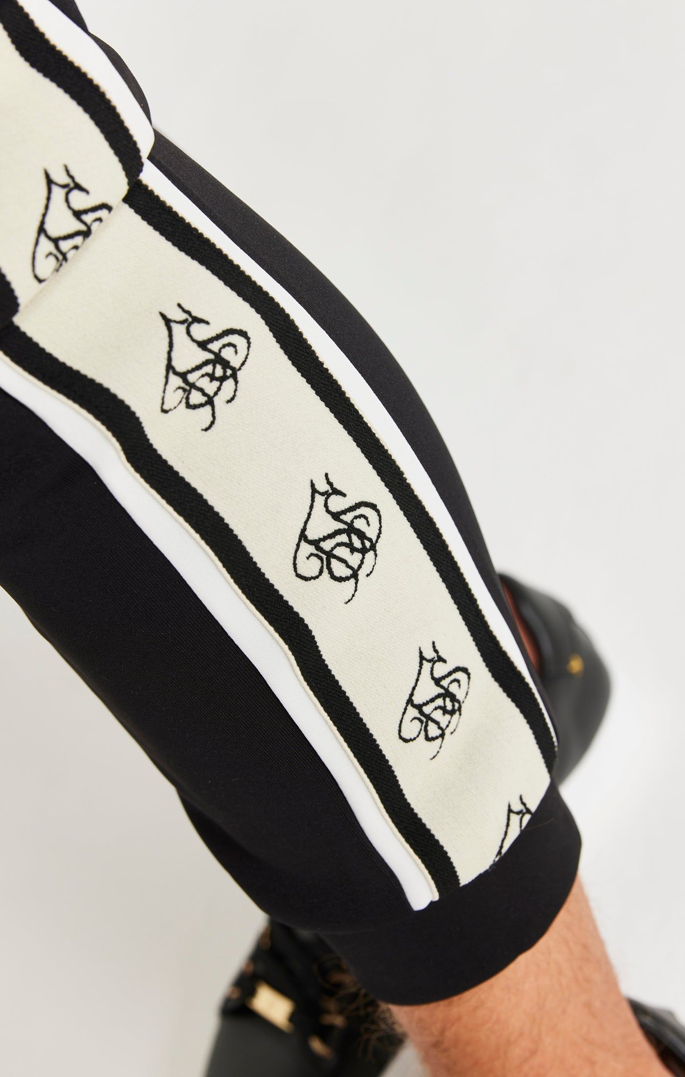 SikSilk Cali Tape Joggers - Black sold by Siksilk product image thumbnail 7