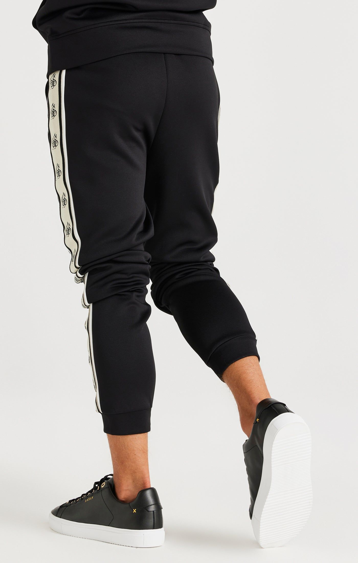 SikSilk Cali Tape Joggers - Black sold by Siksilk product image thumbnail 4
